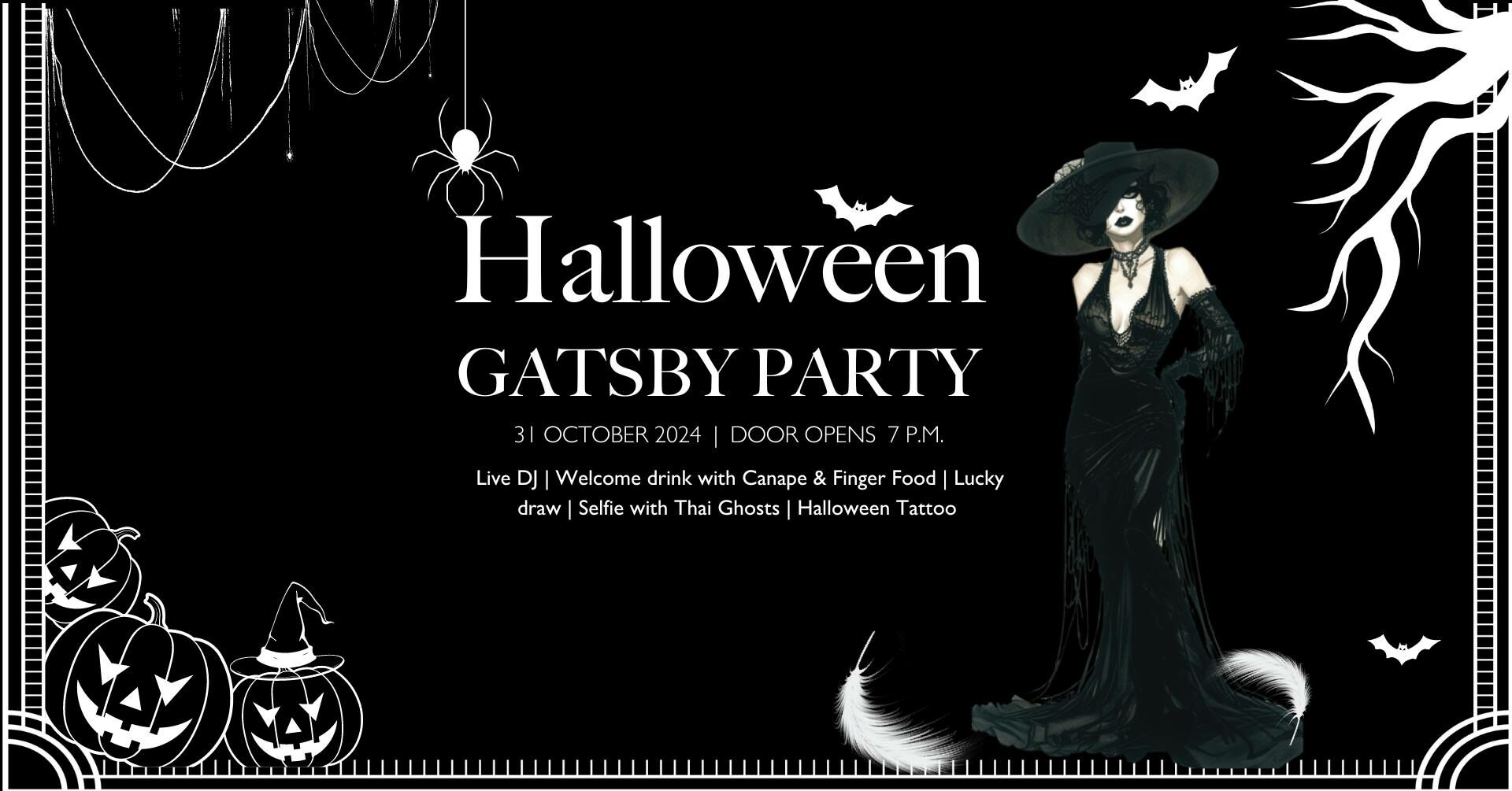 Halloween Gatsby Party at Vince Hotel Bangkok Pratunam, a Halloween Party in Bangkok for 2024