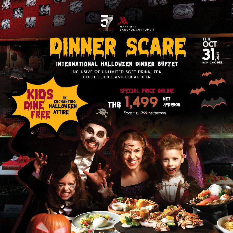 Halloween Dinner Buffet at 57th Street, a Halloween dinner party in Bangkok this 2024