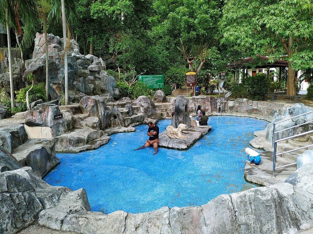 15th pick for places to visit in Thailand . An image of a hot spring in Thailand