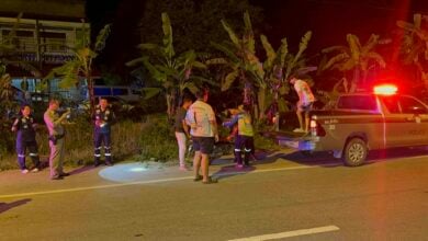 Heroic driver rams gunman on motorcycle in Phatthalung