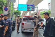 Man caught after 13 hour search near Thaphra MRT station