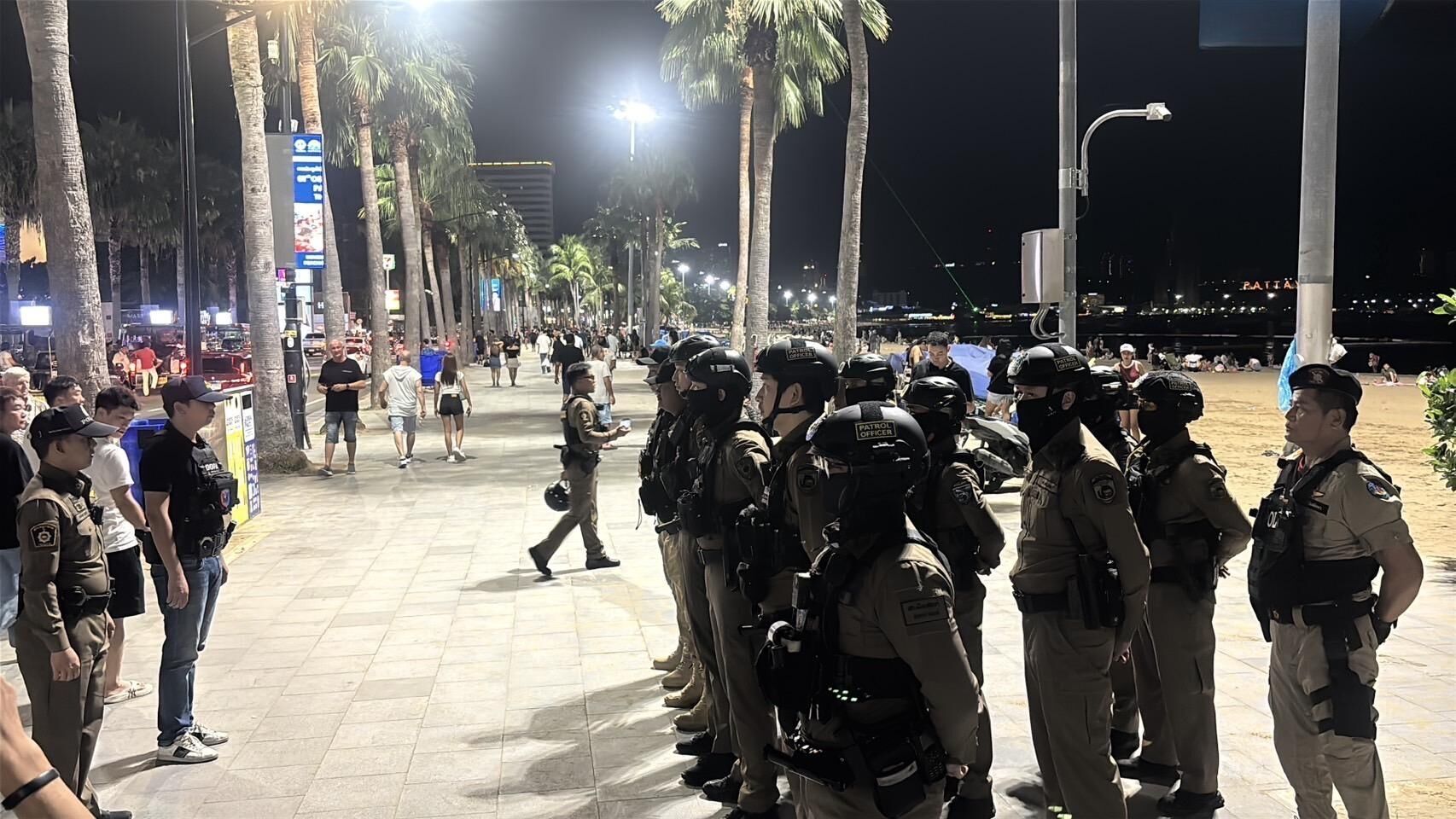 Pattaya Beach cops crack down on nighttime mischief | News by Thaiger