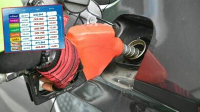 Petrol prices risen by 0.30 baht per litre for the weekend