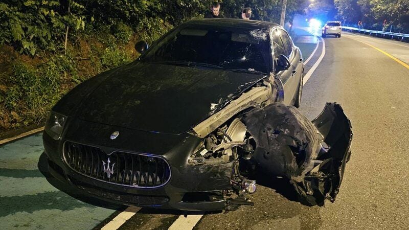 Student dies in collision with luxury Maserati in Chon Buri