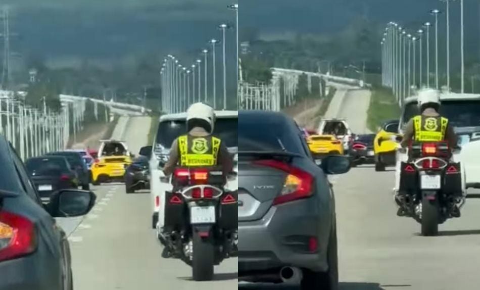 Supercar convoy causes major delays on M6 motorway (video)