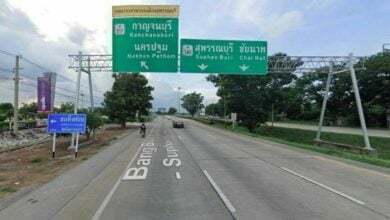 Roadworks on Suphan Buri highway to cause weekend delays