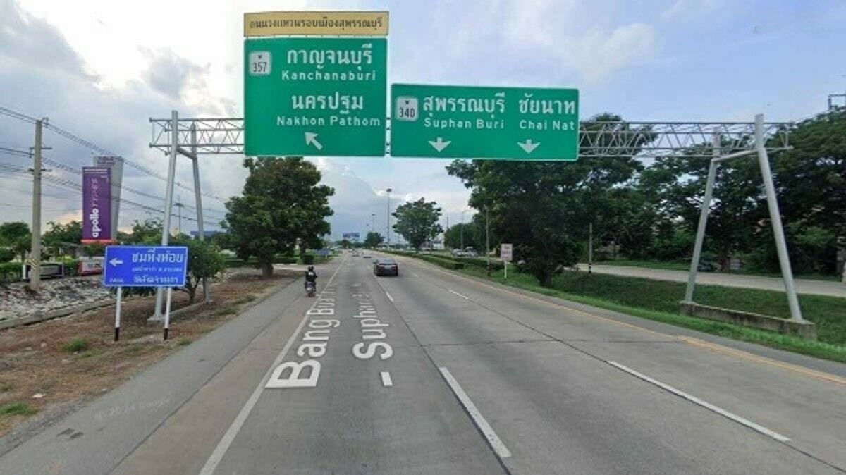 Roadworks on Suphan Buri highway to cause weekend delays