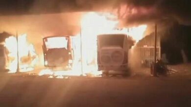 Fire at university destroys three vehicles in Thanyaburi