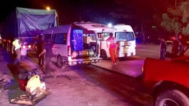 Van collides with truck, injuring multiple passengers in Thailand