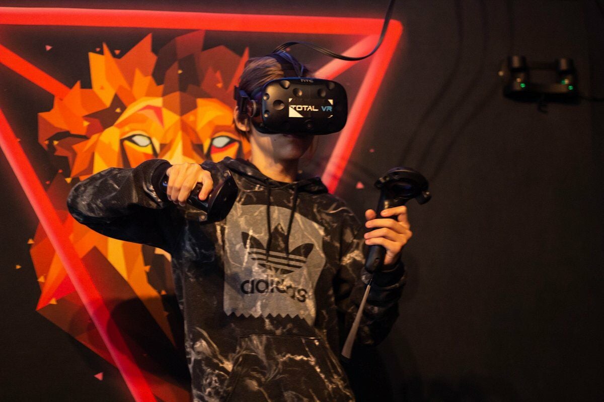 Vr in shopping mall in bangkok