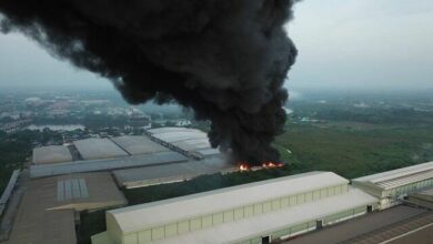 Blaze in Samut Sakhon warehouse causes millions in damages