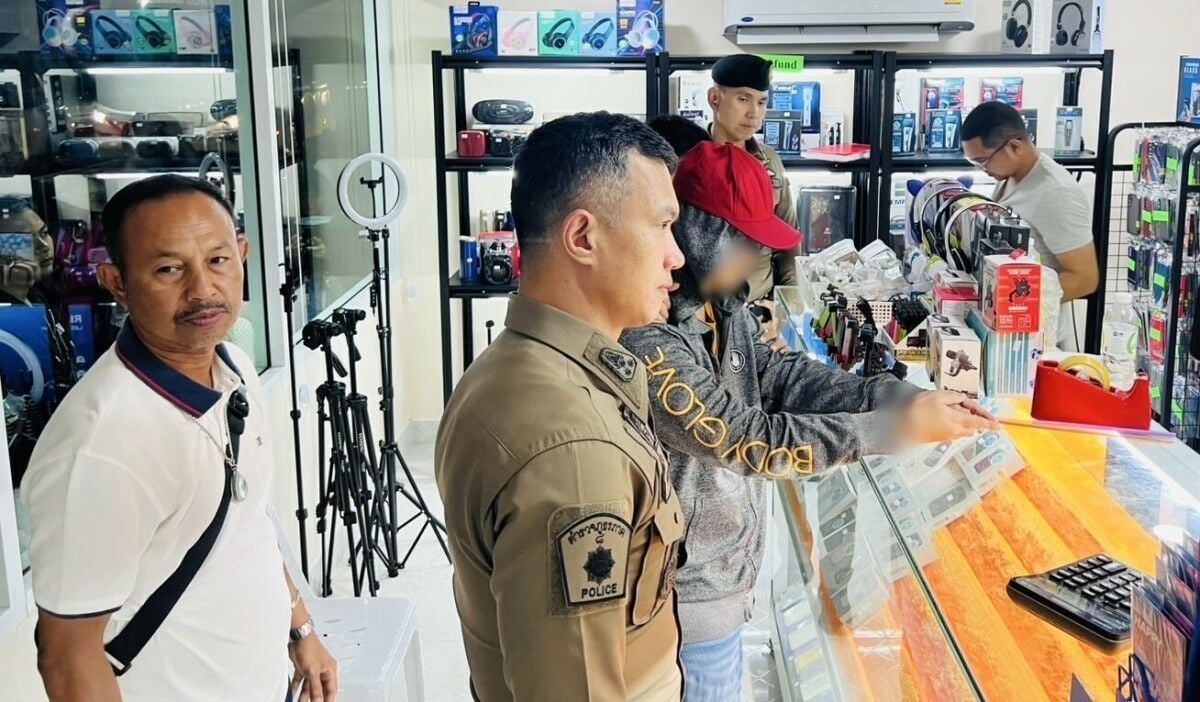 Phuket police arrest 'Red Hat Robber' chef in phone shop heist | Thaiger