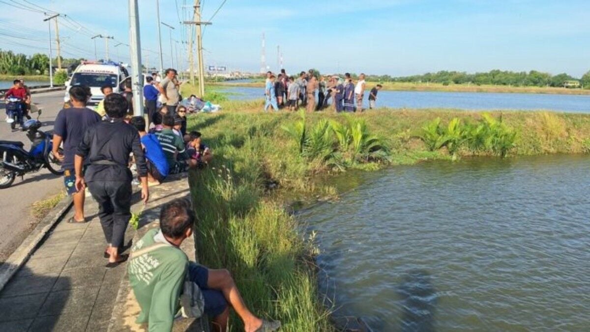 Intoxicated noodle vendor drowns in Samut Prakan shellfish pond