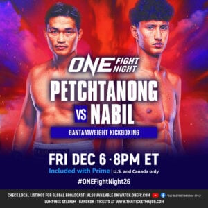 Petchtanong & Anane set for historic bout at ONE Fight Night 26