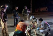 Elderly British expat injured in Pattaya scooter crash