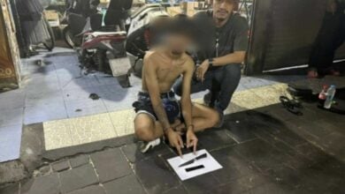 Pattaya police arrest violent gangster after knife attack