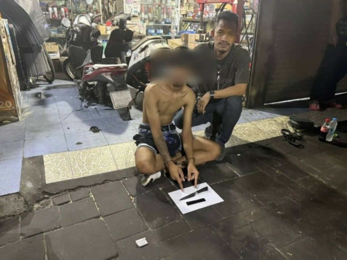 Pattaya police arrest violent gangster after knife attack