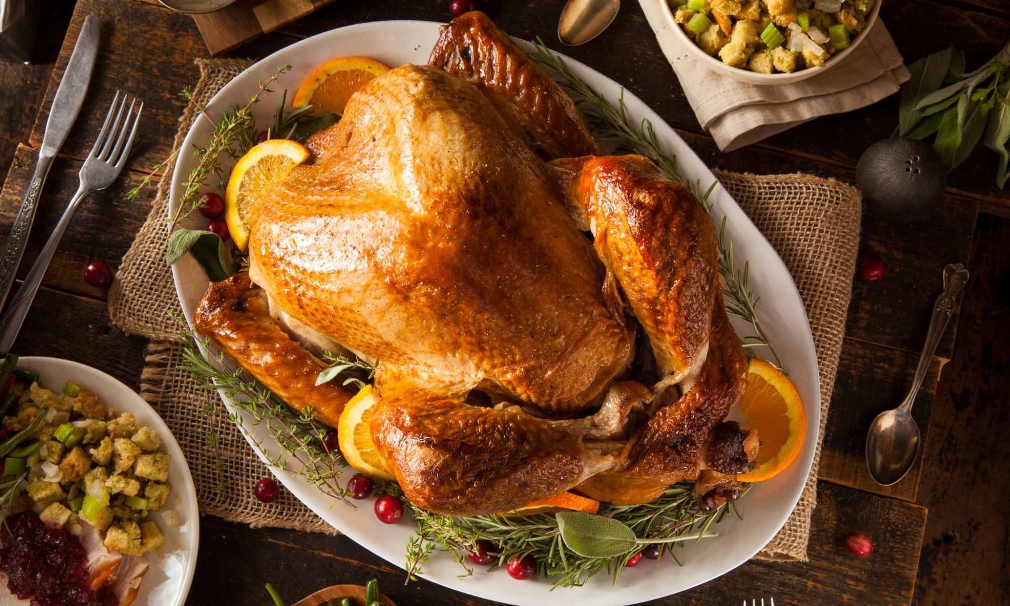 Roasted Whole Turkey with Truffle Butter for Thanksgiving at The St. Regis Bangkok