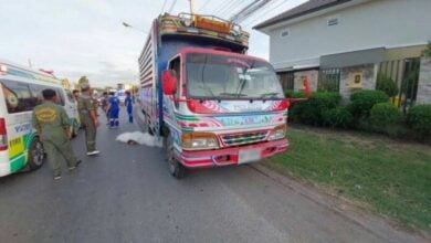 Schoolgirl, 14, killed in motorcycle and truck collision in Lopburi