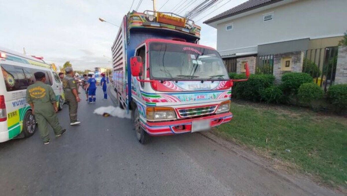 Schoolgirl, 14, killed in motorcycle and truck collision in Lopburi