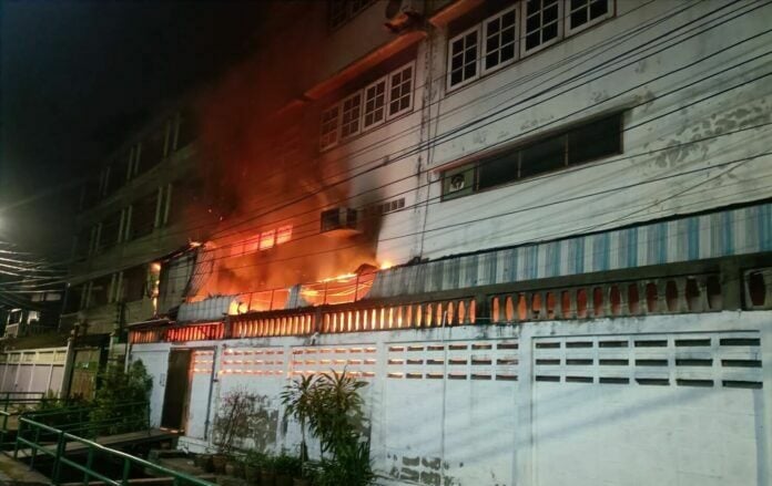 Bangkok motorcycle shop fire causes explosions and tragedy