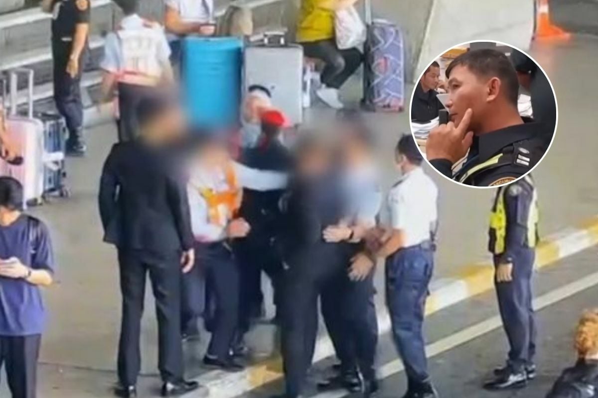 VIP chauffeur punches security guard in parking dispute at Bangkok airport (video)