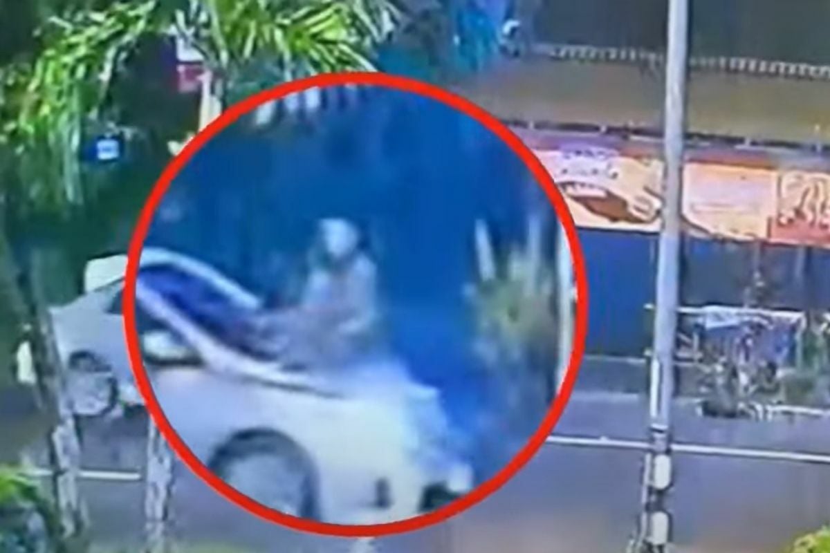 Thai woman’s daring car cling ends in roadside heartbreak (video)