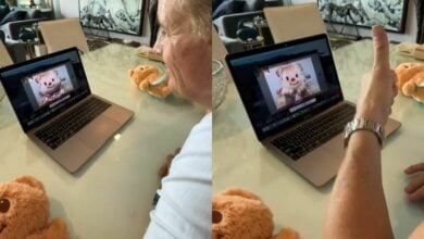 Australian man melts hearts with sweet chat with Butterbear