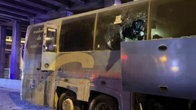 Driver escapes unscathed after bus catches fire in central Thailand