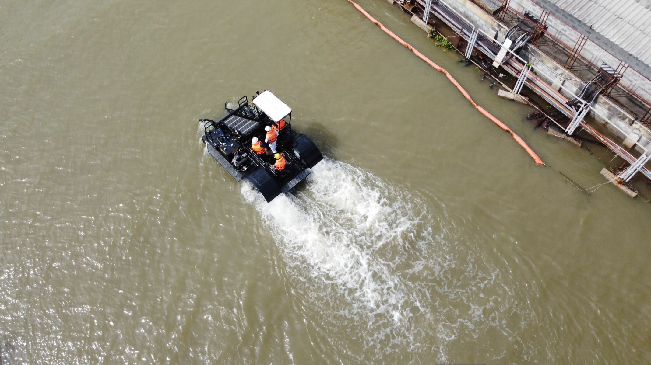 Precious Shipping PLC delivers canal cleaner boat to combat waterway pollution