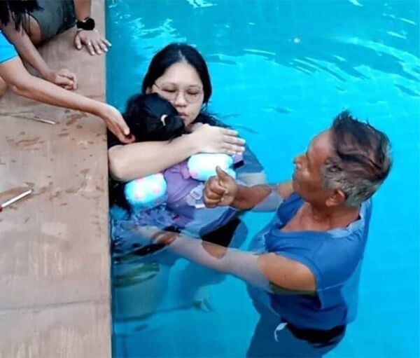 Thai girl’s arm saved from pool pipe nightmare in Si Racha | News by Thaiger