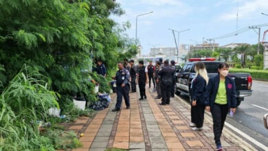 Pattaya police detain 11 homeless individuals causing disturbances