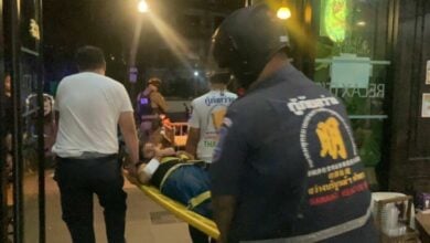 Myanmar worker injured in knife fight at Pattaya hotel