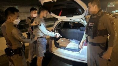 Thai man caught with 300,000 meth pills in Chon Buri bust