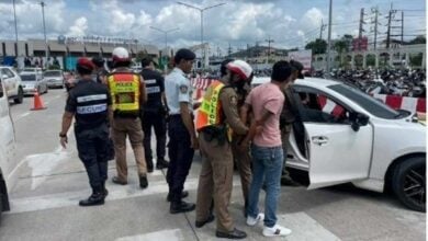 Taxi driver caught with drugs and knives at Phuket Airport