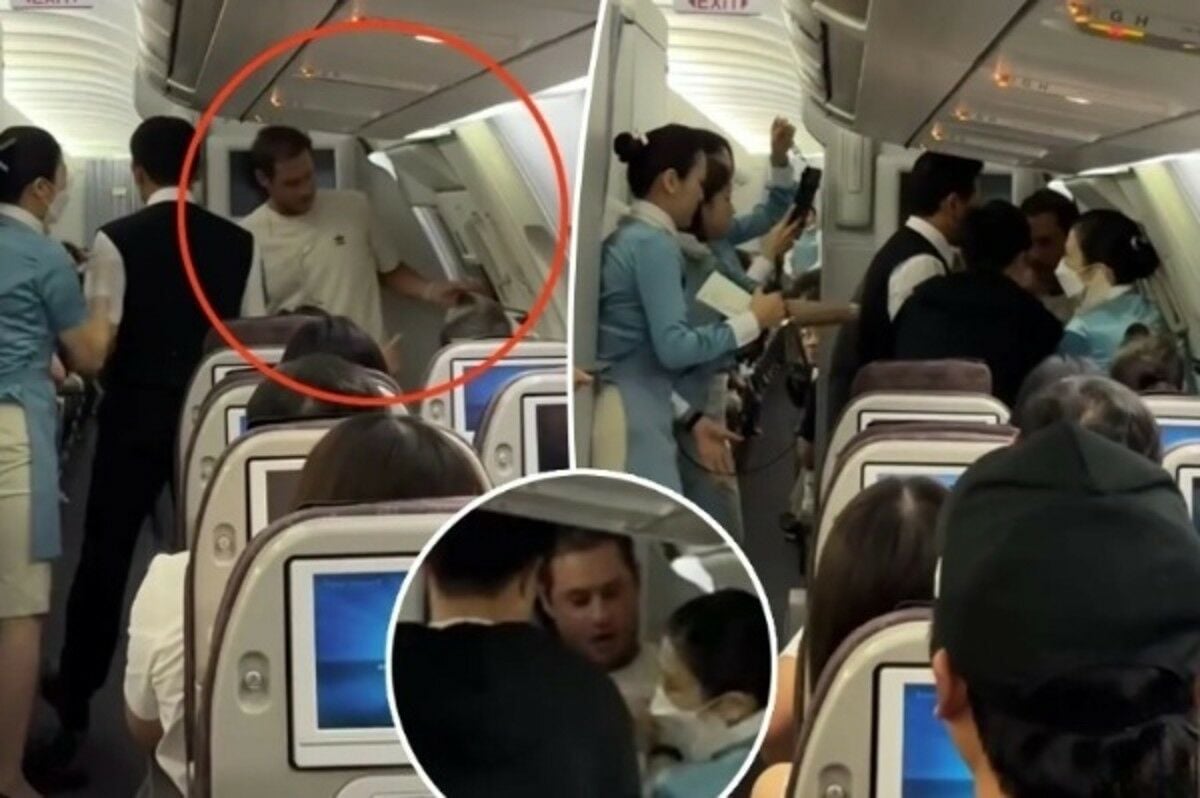 Passenger tries to open plane door on Bangkok-South Korea flight