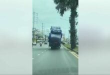 Overloaded truck in Phuket sparks road safety concern (video)