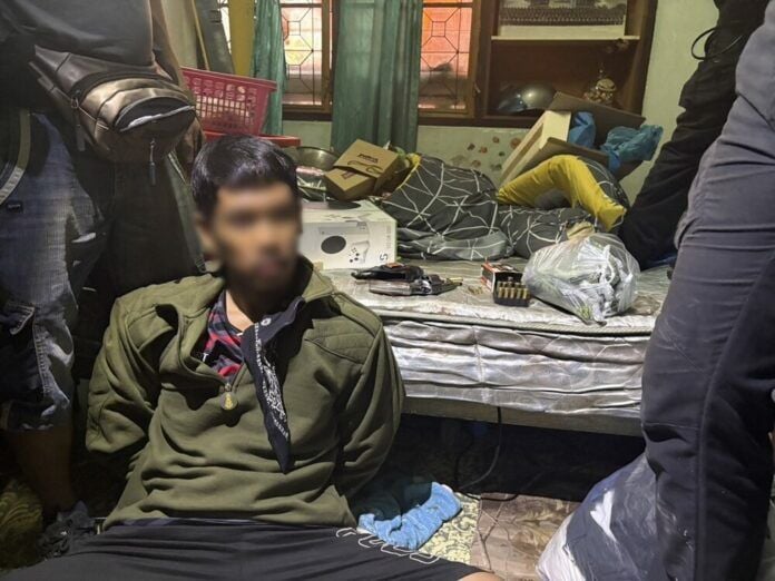 Drug-fuelled gun incident in Suan Luang ends with arrest