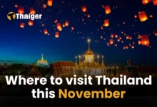 Where to visit Thailand this November