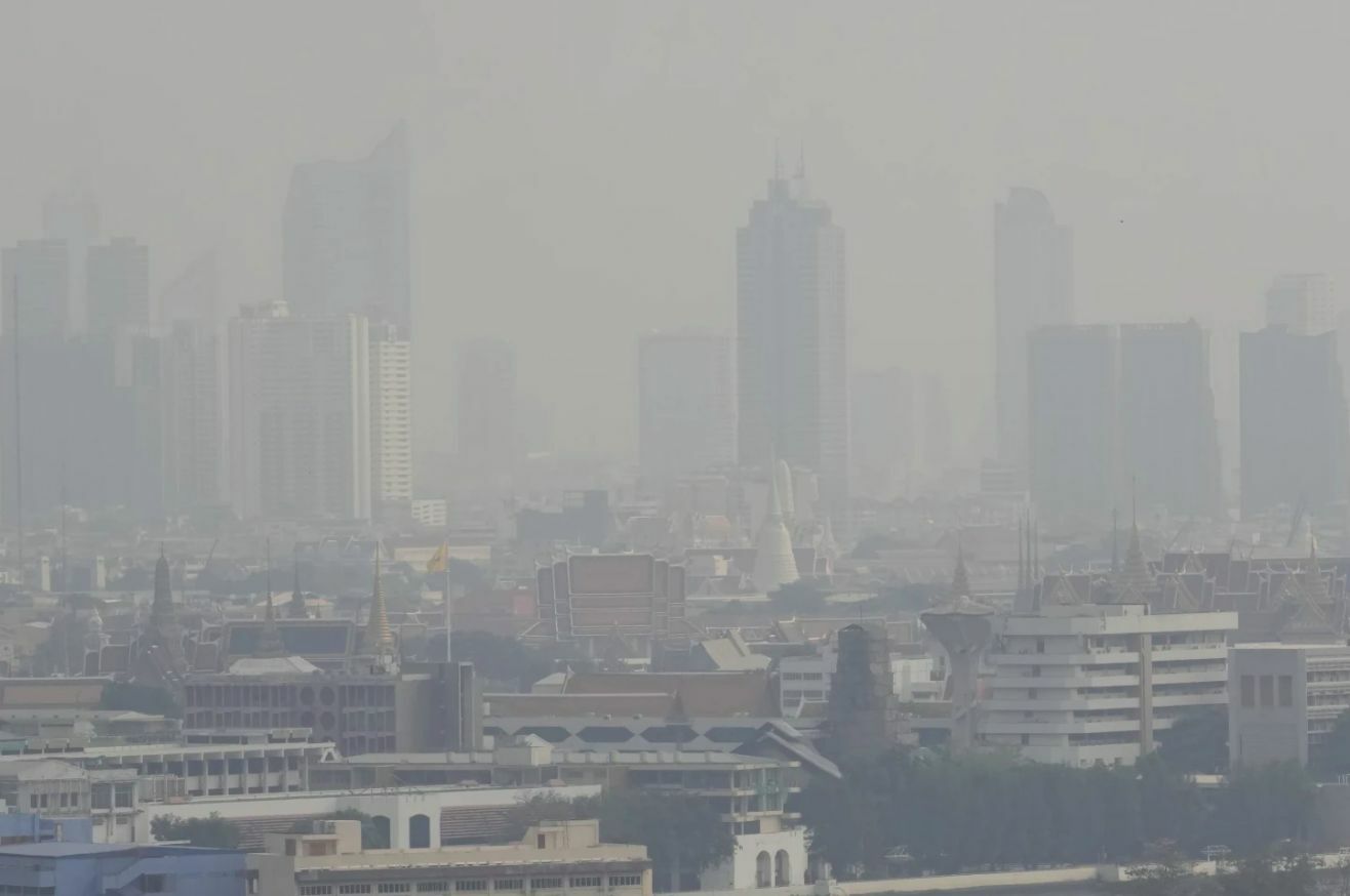 Bangkok air pollution spikes as 35 areas exceed safe PM2.5 levels