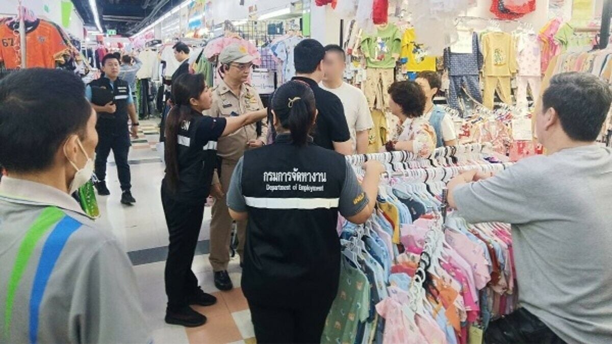 Seven arrested in Bangkok market immigration crackdown