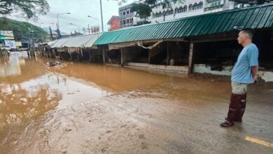 Mae Sai battles floods again as Chiang Rai plans flood prevention