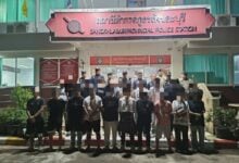 Foreign affair: Police ‘Thai’ up 18 Chinese men in illegal residency bust