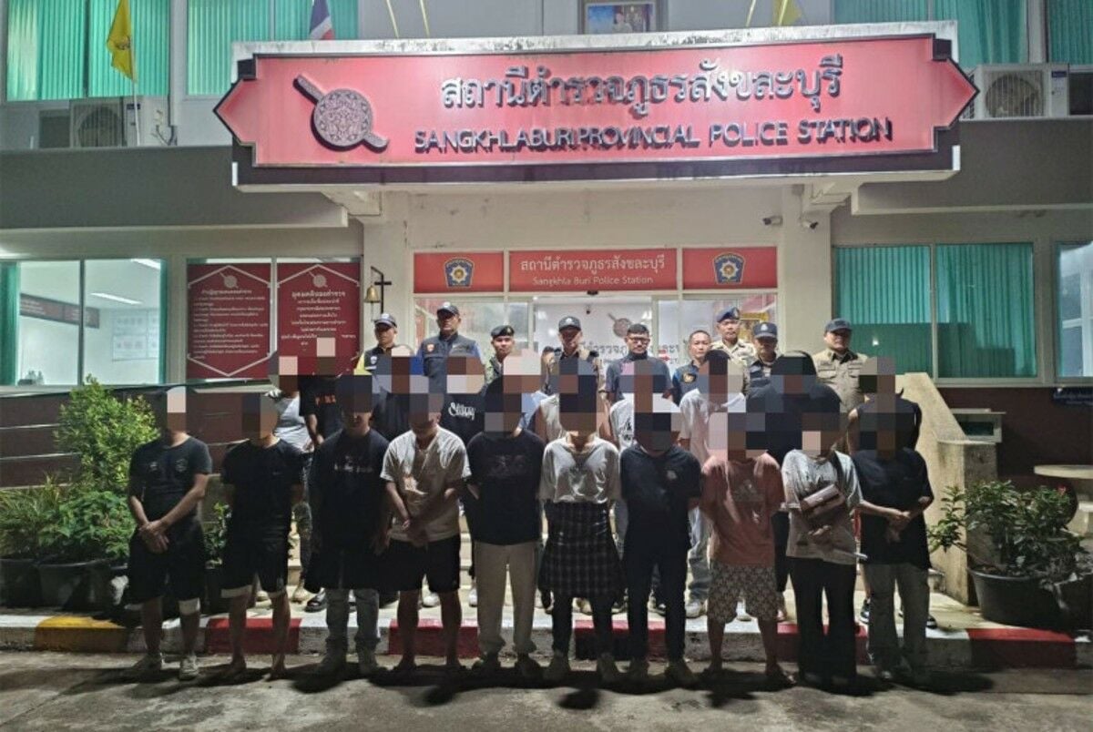 Foreign affair: Police ‘Thai’ up 18 Chinese men in illegal residency bust