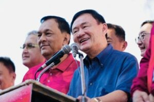 Thaksin hits the road to boost Pheu Thai’s PAO hopes