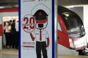 Thai Cabinet extends 20-baht train fare with 400m baht budget