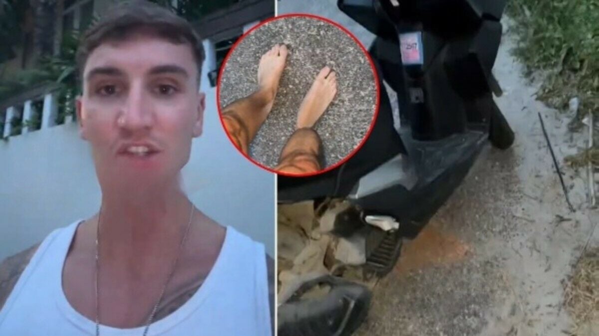 Sole searching: Foreign man’s shoes stolen from Thai beach (video)