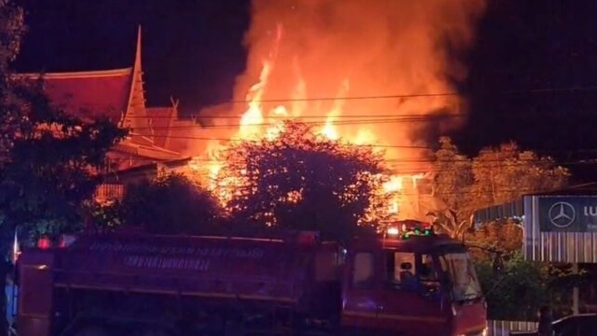 Fire destroys Ayutthaya home, damages over 5 million baht