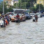 Severe flooding in Samut Prakan as seawater rises unexpectedly