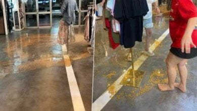 Grease pipe blockage causes leak at Bangkok shopping mall